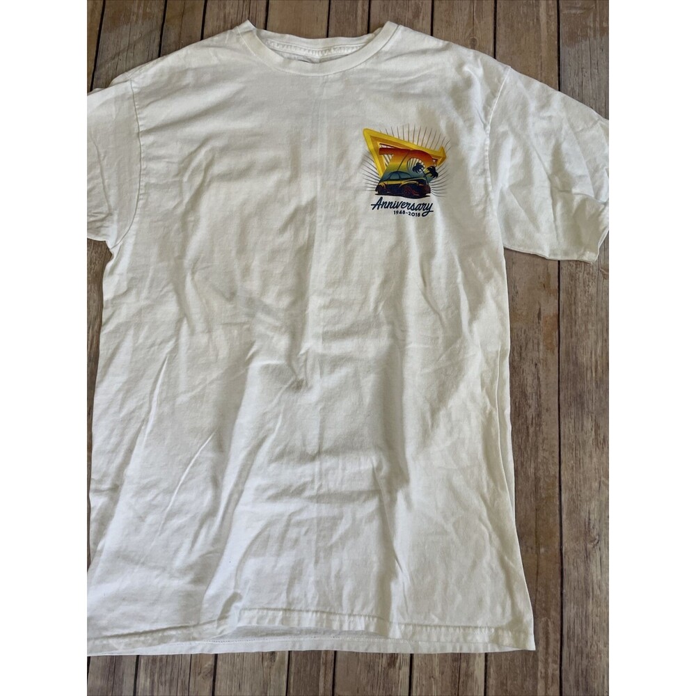 In N Out Burger 70th Anniversary Tshirt White Size Medium Short Sleeve Graphic